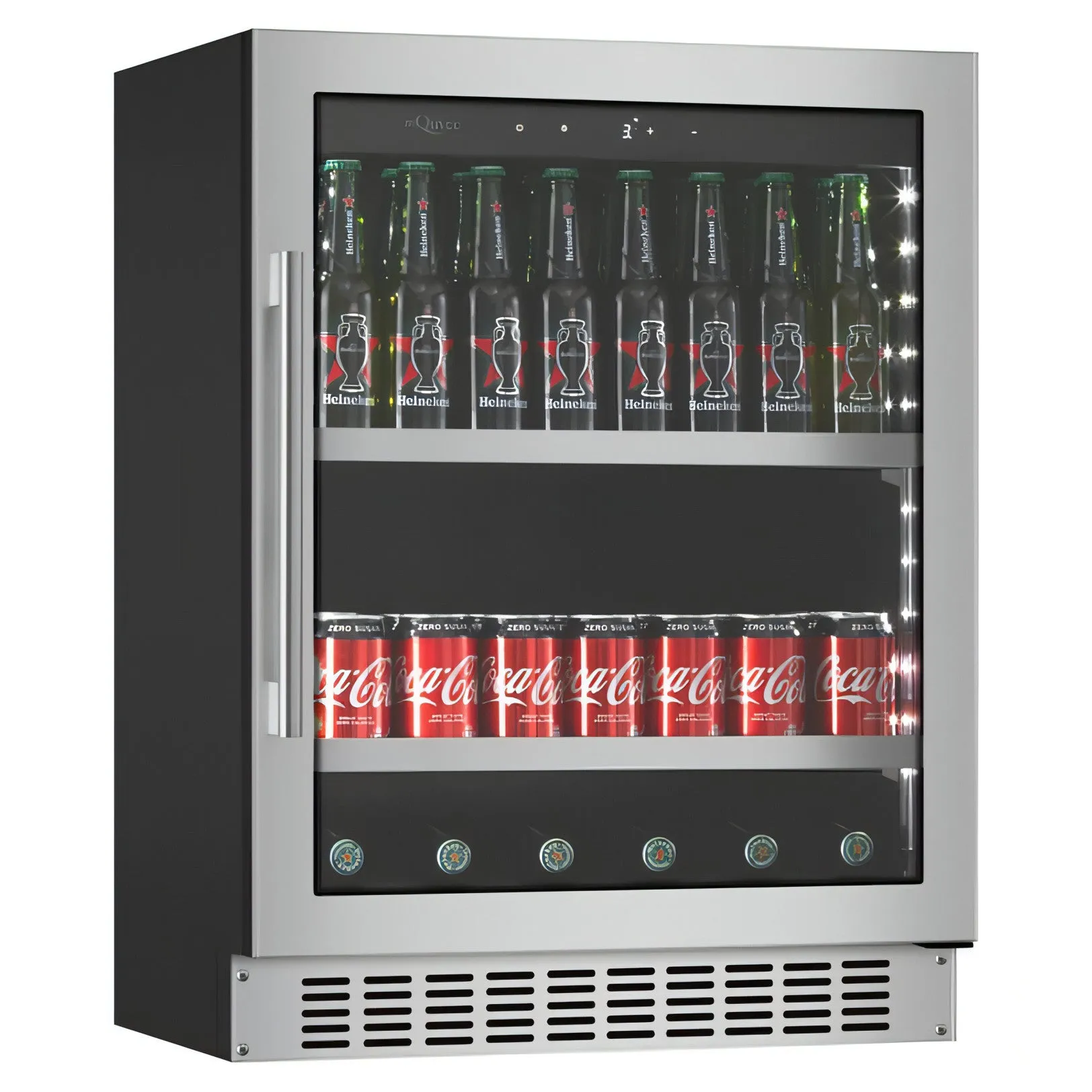mQuve - 600mm - Undercounter Drinks Fridge - BeerServer60 - Stainless Steel