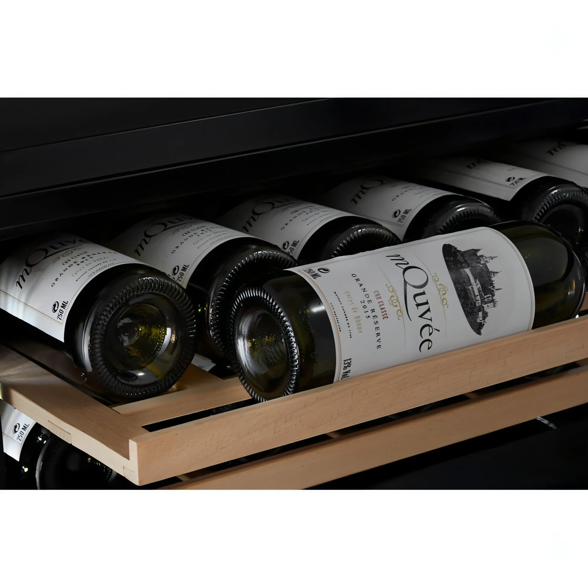 mQuve - 600mm - Undercounter Wine Fridge - WineCave 700 60D Stainless