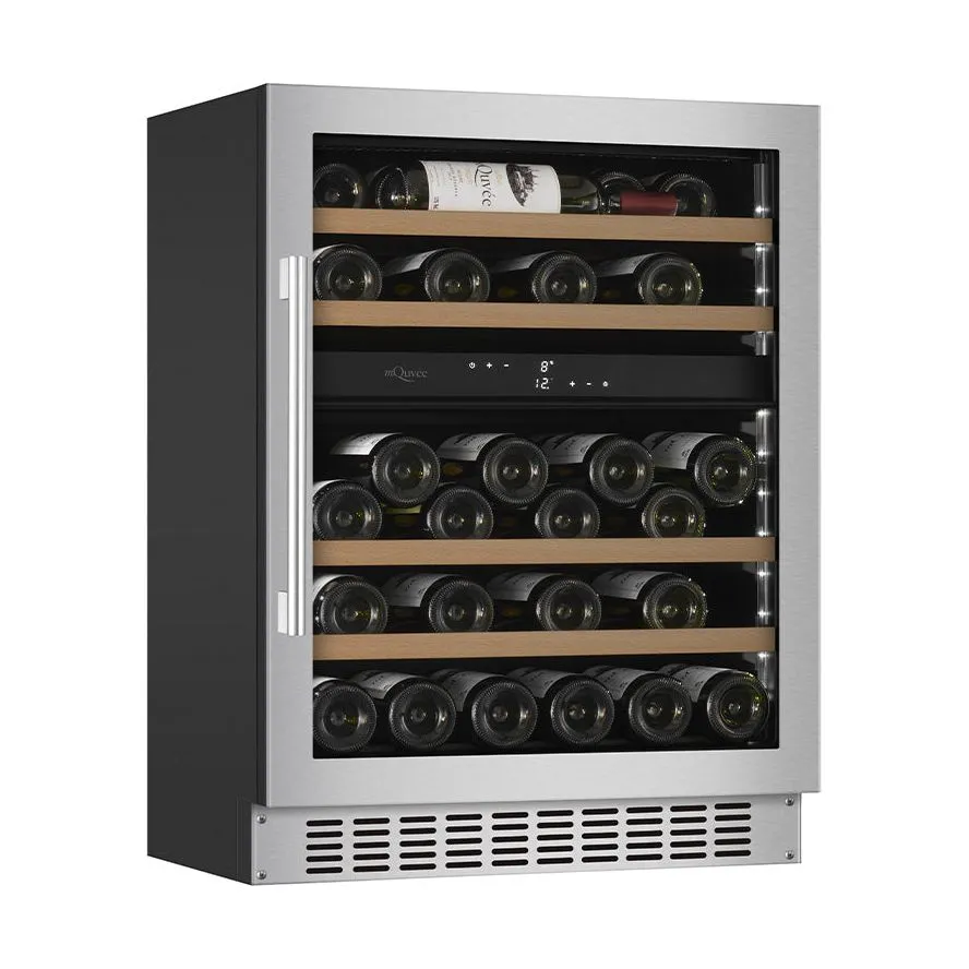 mQuve - 600mm - Undercounter Wine Fridge - WineCave 700 60D Stainless