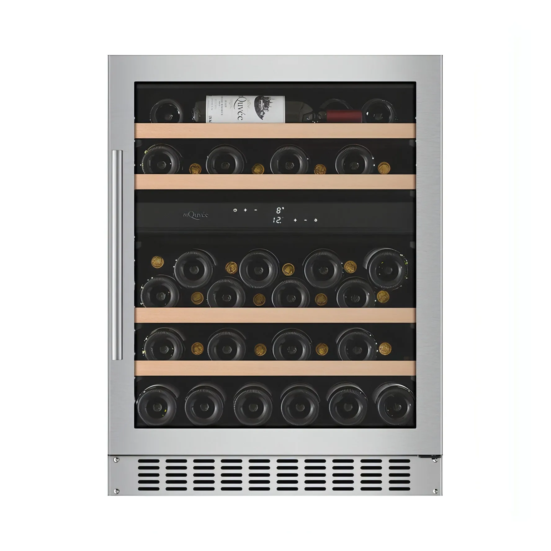 mQuve - 600mm - Undercounter Wine Fridge - WineCave 700 60D Stainless