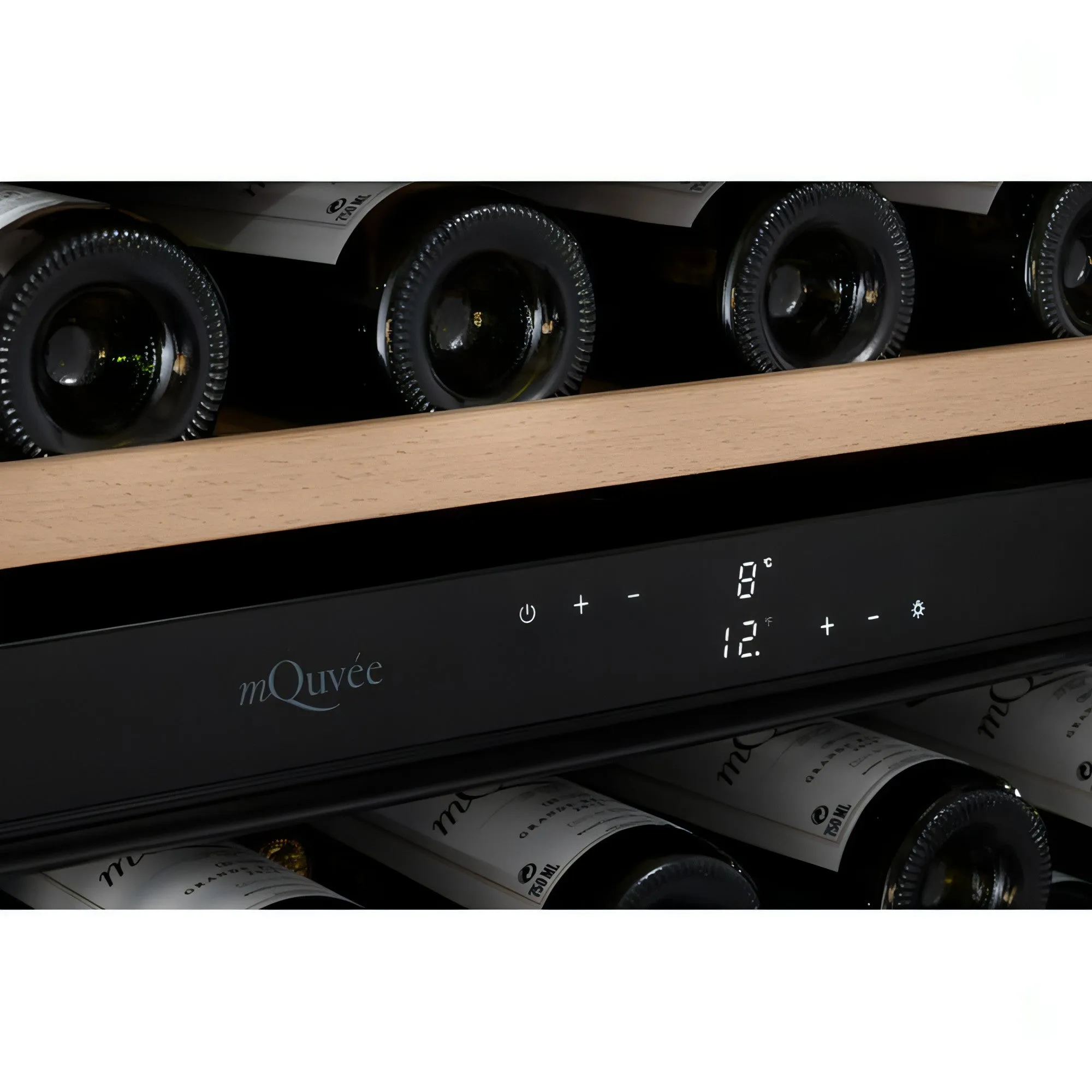 mQuve - 600mm - Undercounter Wine Fridge - WineCave 700 60D Stainless