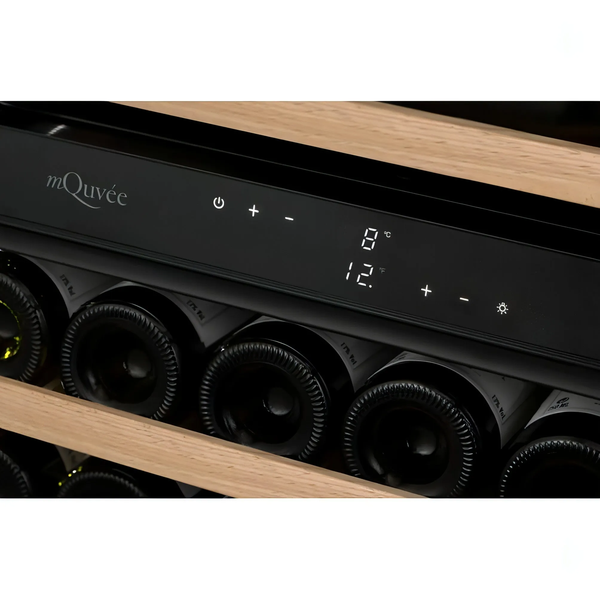 mQuve - Fully Integrated Wine Cooler - WineKeeper 25D Panel Ready - Push/Pull