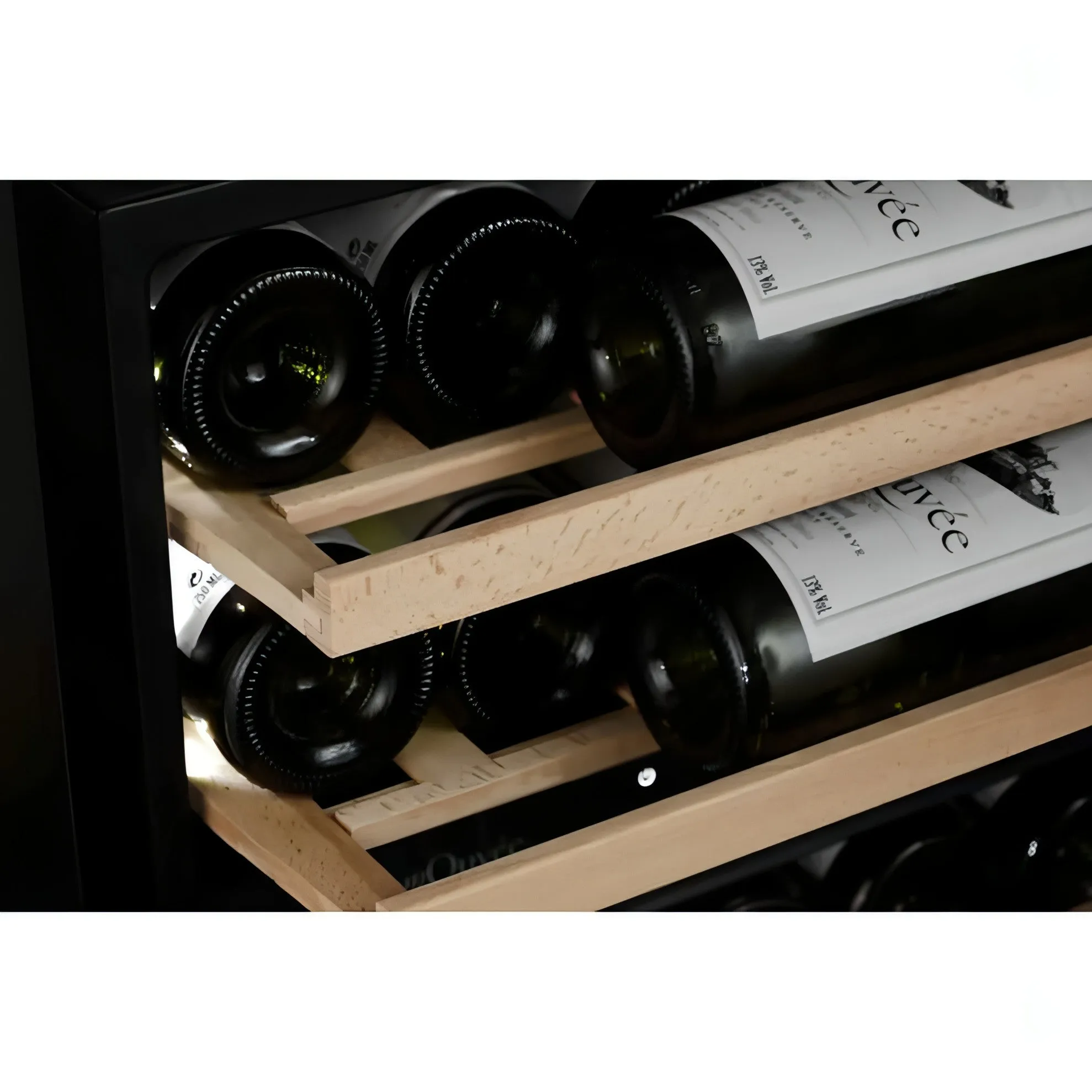 mQuve - Fully Integrated Wine Cooler - WineKeeper 25D Panel Ready - Push/Pull