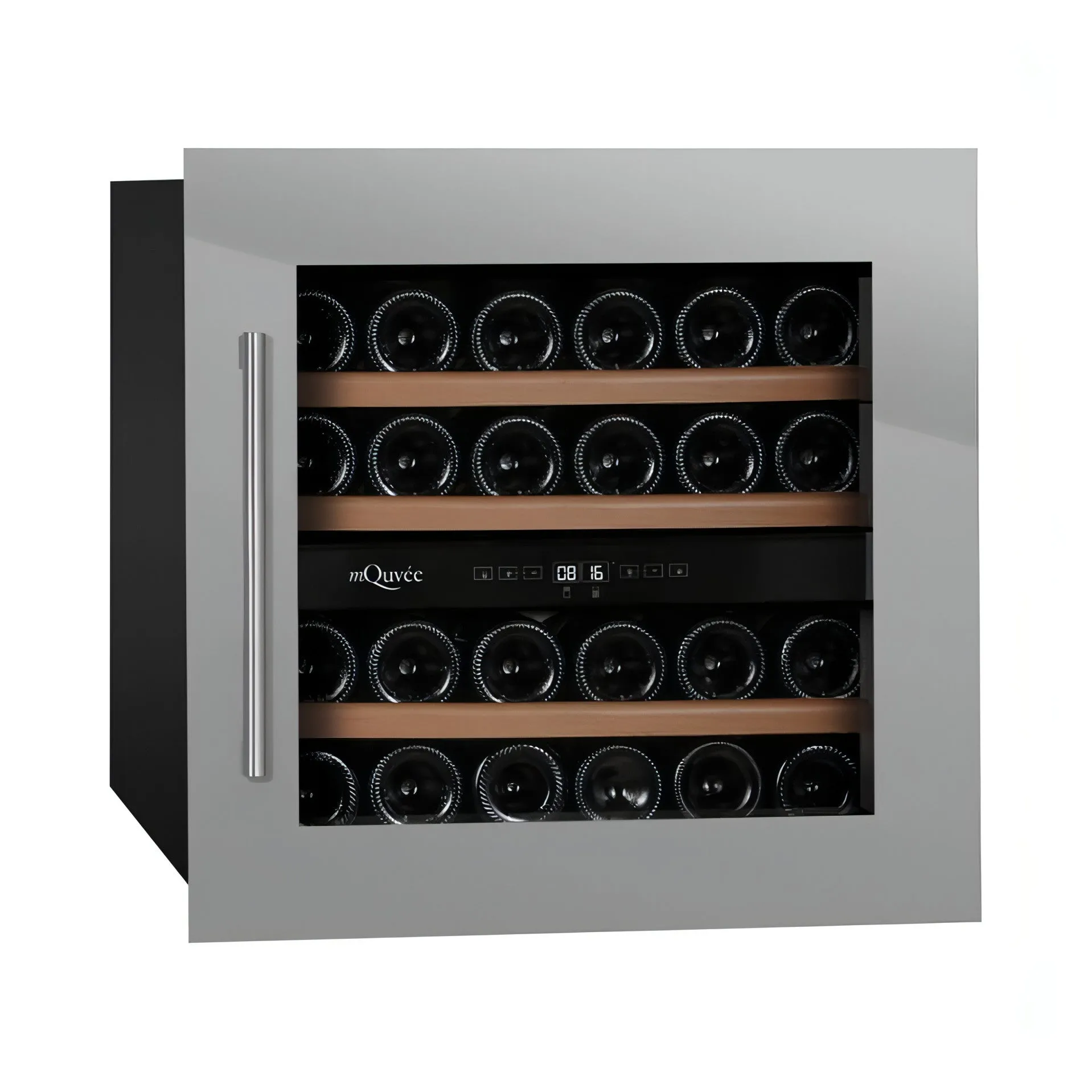 mQuve - Integrated Wine Cooler - WineKeeper 25D - Stainless