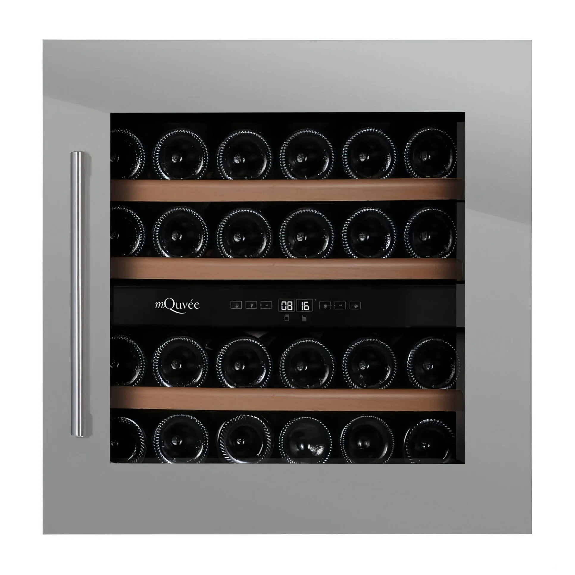 mQuve - Integrated Wine Cooler - WineKeeper 25D - Stainless