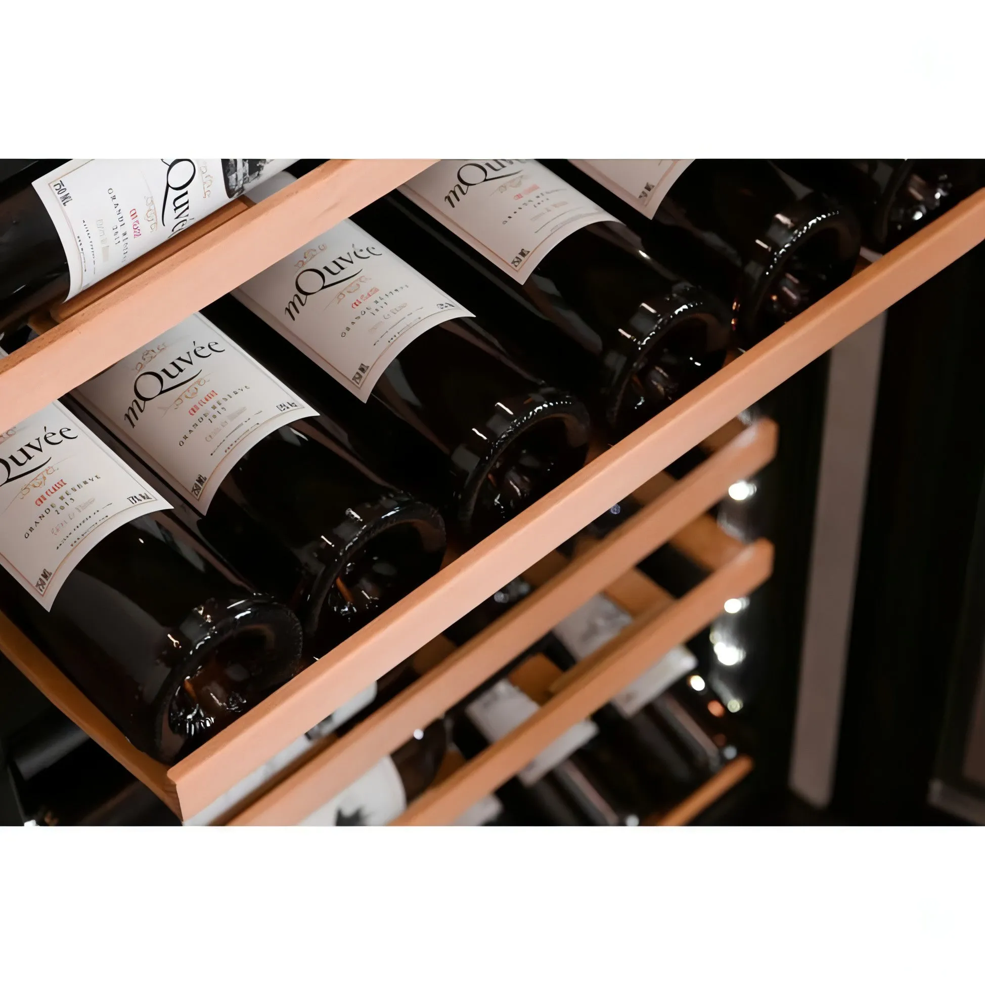 mQuve - Integrated Wine Cooler - WineKeeper 49D - Stainless