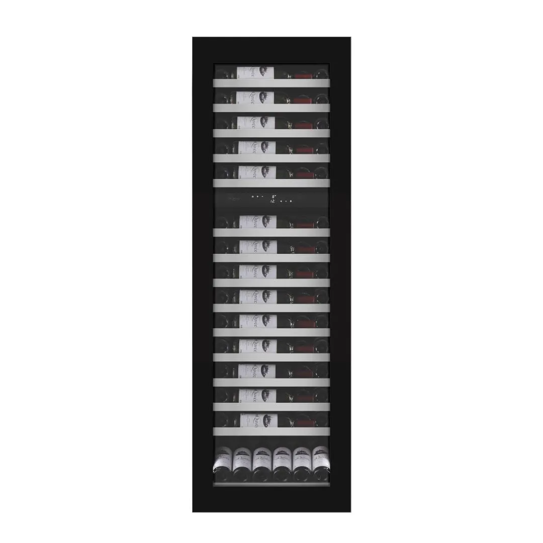 mQuve - Integrated Wine Cooler - WineKeeper Exclusive 112D Fullglass Black - Push/Pull
