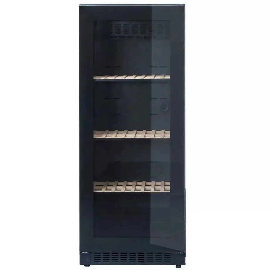 mQuve Velvet 100 Glass - 600mm - Single Zone - Shallow Depth Tall Wine Cabinet
