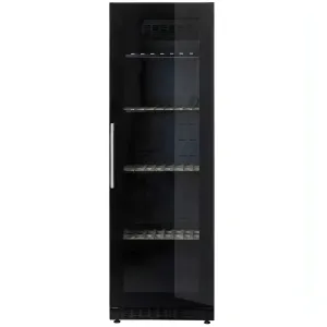 mQuve Velvet 125 Glass - Single Zone 190 Bottles - Tall Wine Cabinet - Shallow Depth