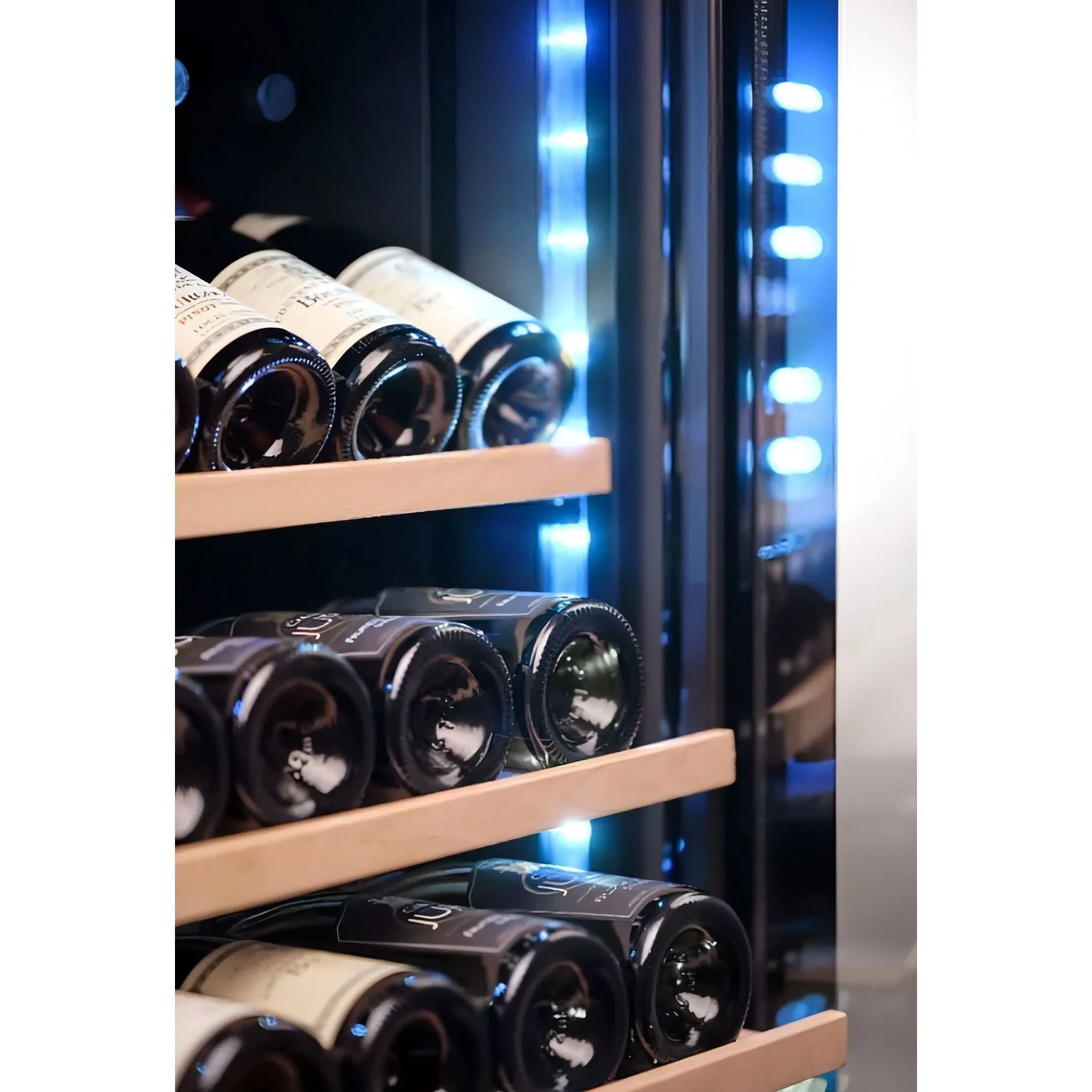 mQuve Velvet 220 Glass - Single Zone 273 Bottles - Tall Wine Cabinet