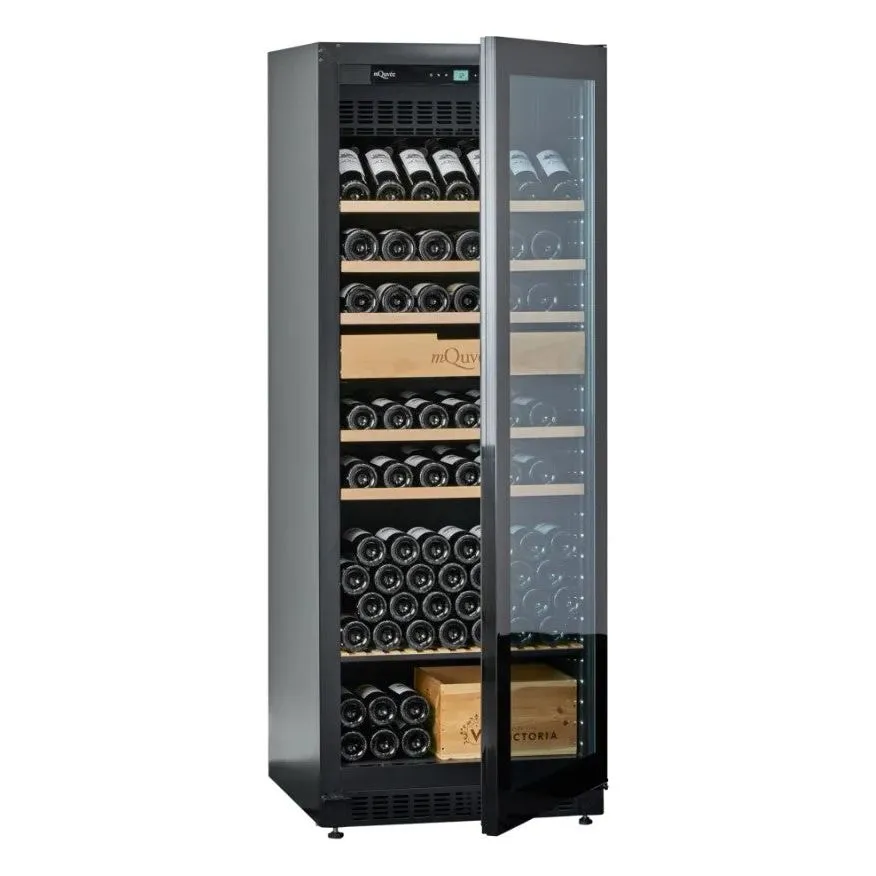 mQuve Velvet 220 Glass - Single Zone 273 Bottles - Tall Wine Cabinet