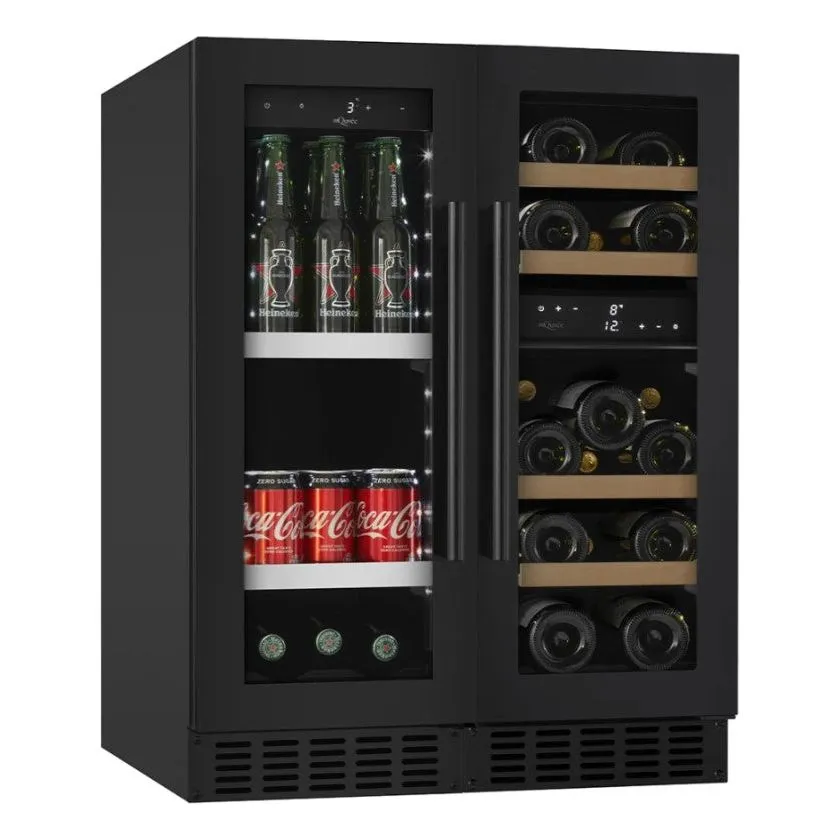 mQuve - Wine and Beer Cooler - Combination Package 60 - Anthracite Black