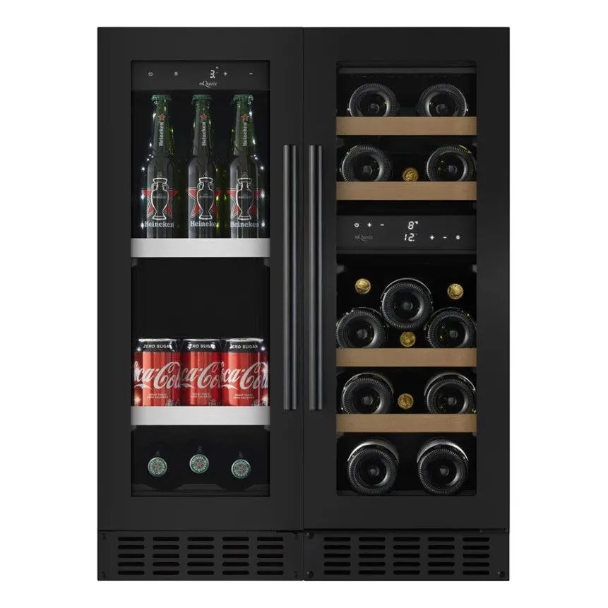 mQuve - Wine and Beer Cooler - Combination Package 60 - Anthracite Black