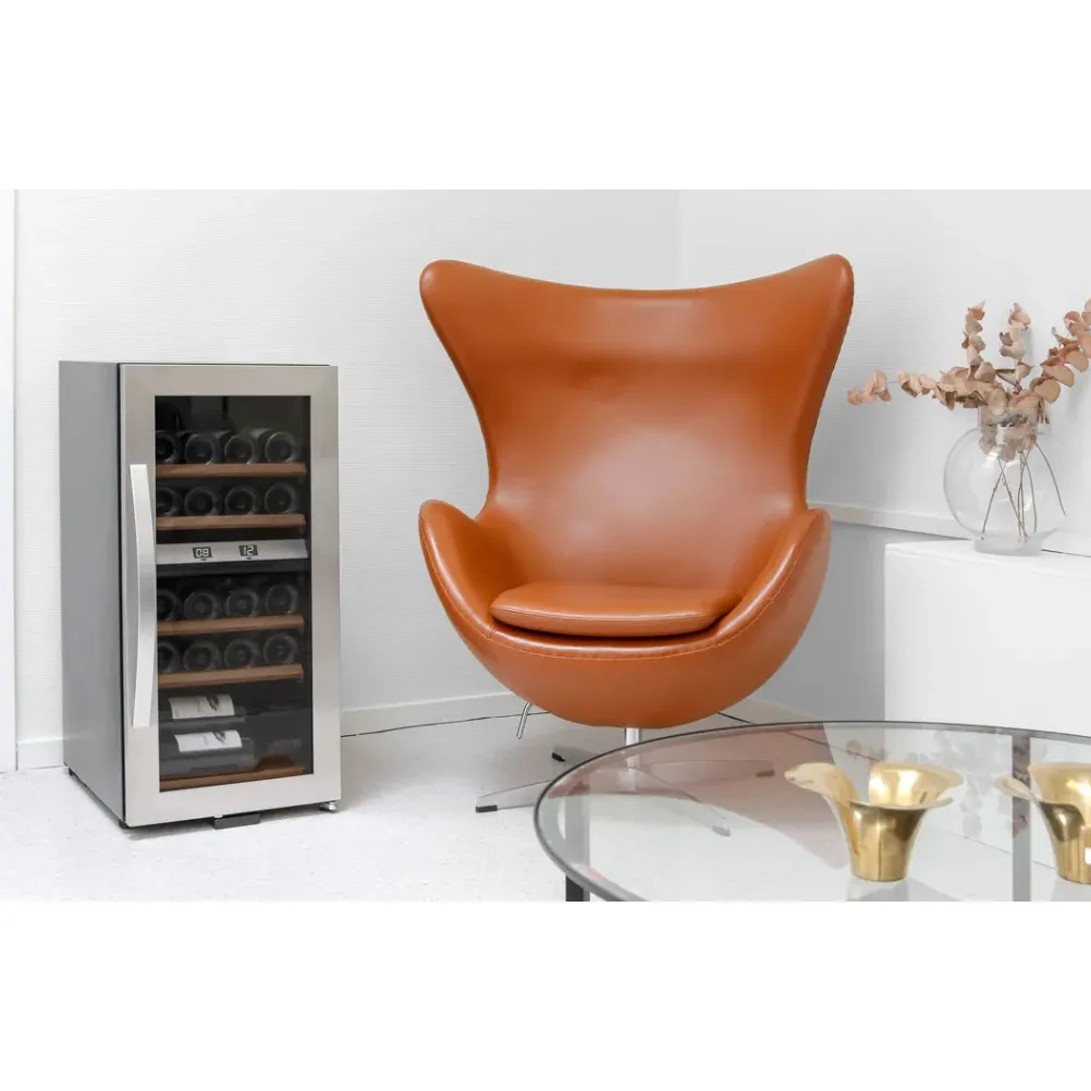 mQuve - Wine Expert 24- Dual Zone - Freestanding Wine Cooler - Stainless Steel