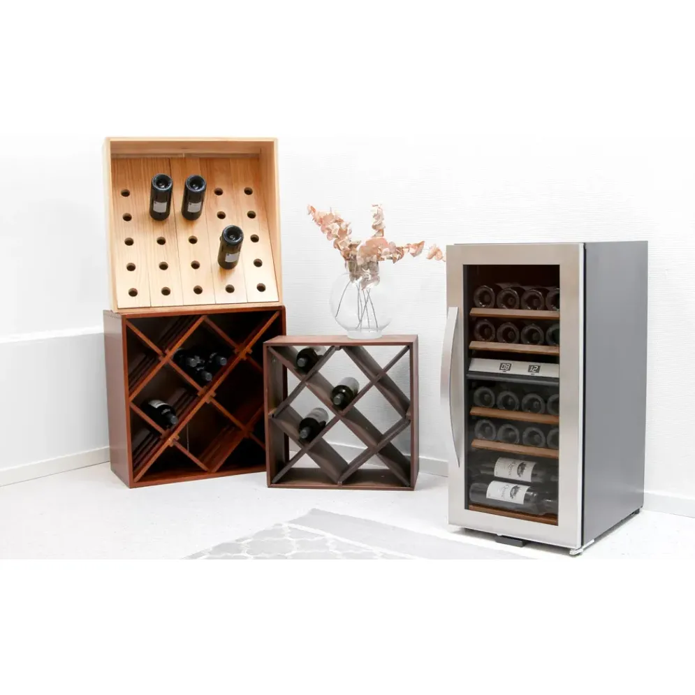 mQuve - Wine Expert 24- Dual Zone - Freestanding Wine Cooler - Stainless Steel