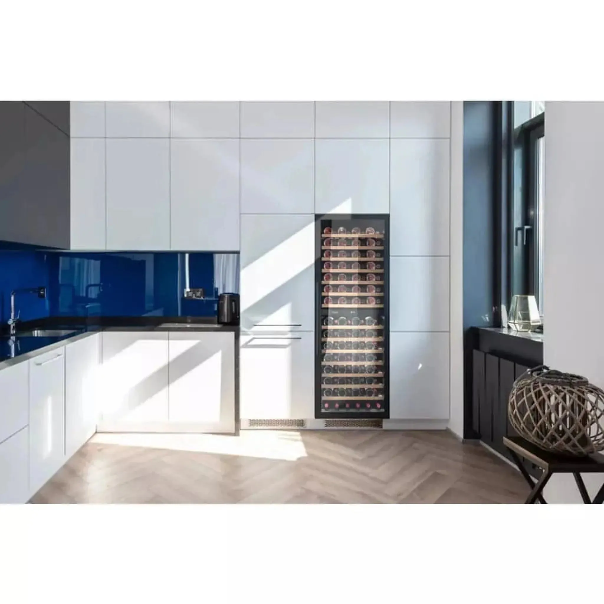 mQuve WineCave 187 - 115 Bottles - Tall Wine Fridge - Exclusive Anthracite Black