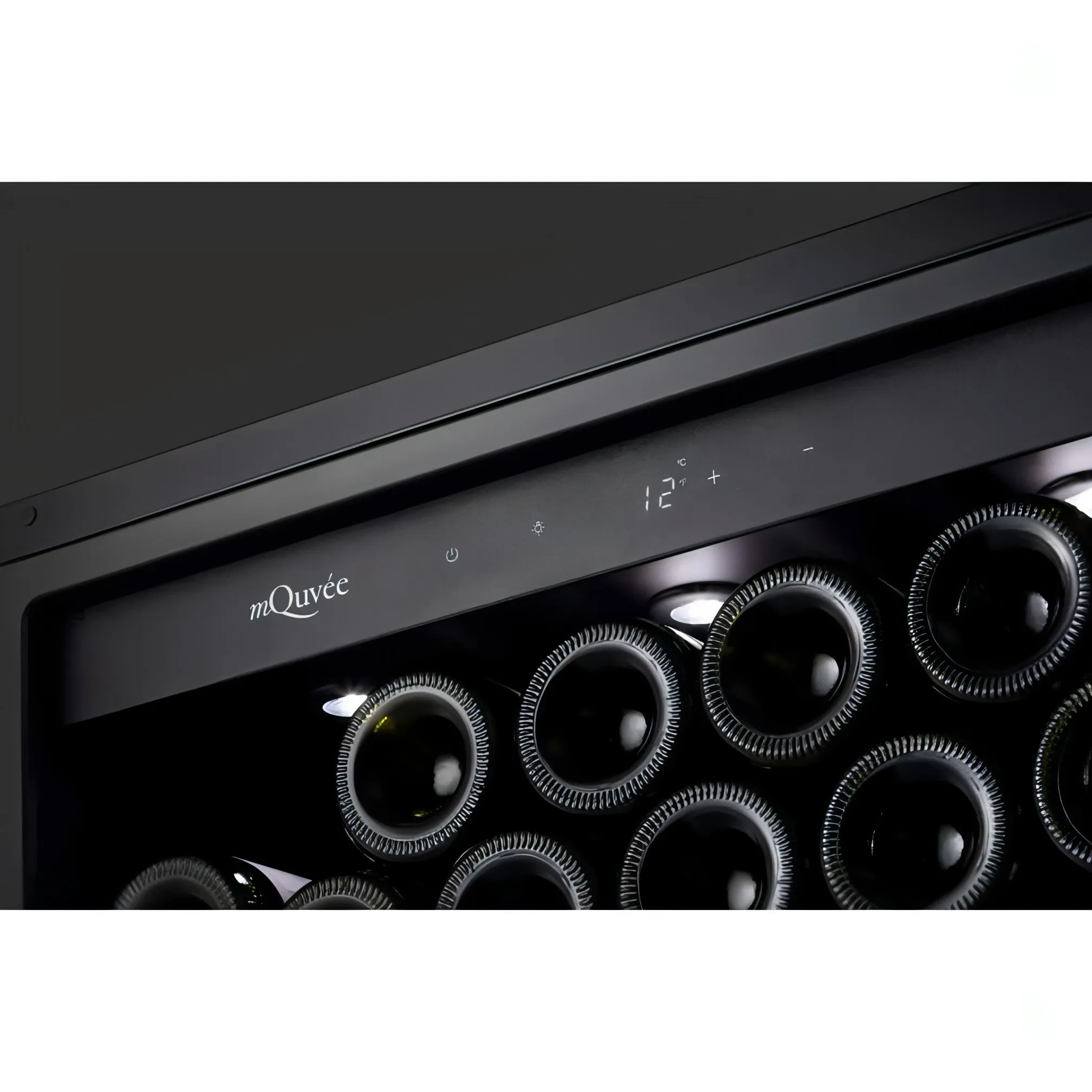 mQuve WineStore 226 - 226 Bottles - Wine Cabinet -Solid Black