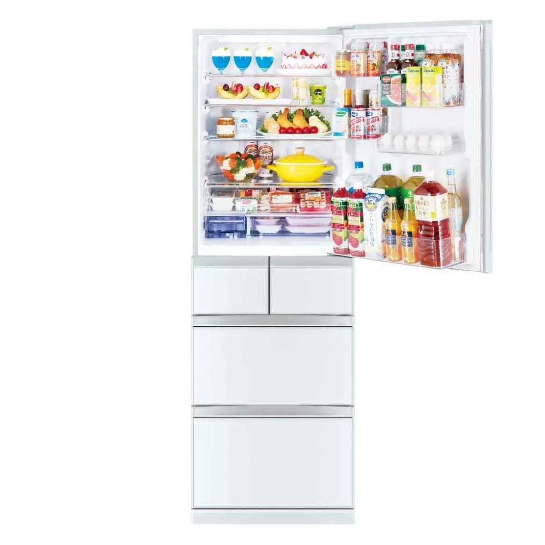 MR-B46G-W-P 447L 5-DOOR FRIDGE