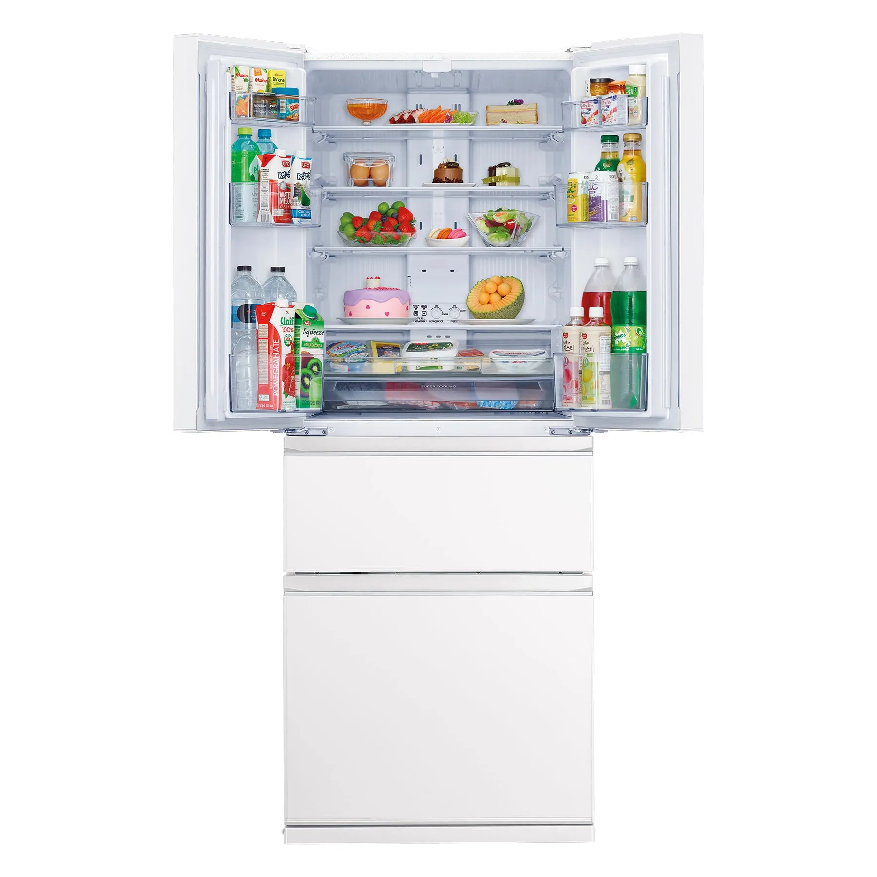MR-LX55EY 442L 4-DOOR FRIDGE