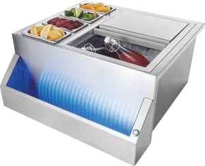Napoleon Bbq BI2418BEV Multi-Functional Beverage Center , Stainless Steel , Electric