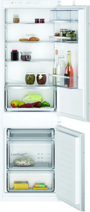 NEFF N50 KI5862SE0G Integrated Fridge Freezer with Sliding Door Fixing Kit - White - E Rated