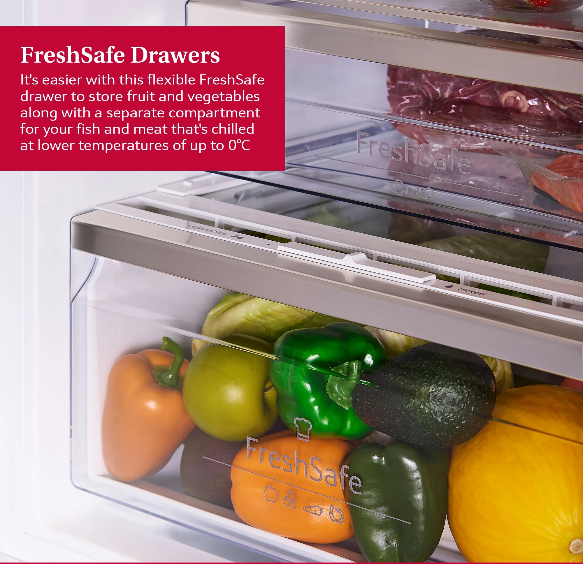 Neff N50 KI7962FD0G XL Integrated Frost Free Fridge Freezer with Fixed Door Fixing Kit - White - D Rated