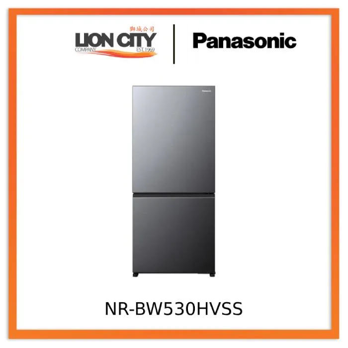 Panasonic NR-BW530HVSS 505L Prime  2-Door Fridge