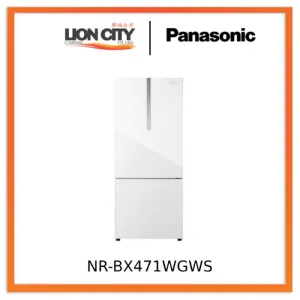 Panasonic NR-BX471WGWS Premium Bottom Freezer 2D Refrigerator with PrimeFresh 