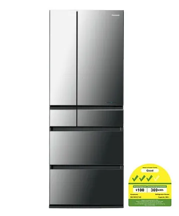 Panasonic NR-F603GT-SS 488L 6 Door Fridge