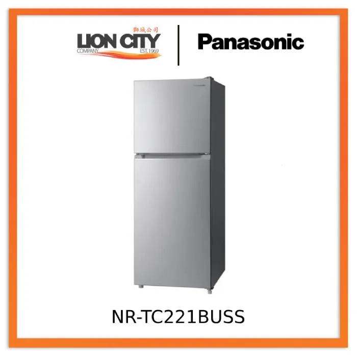 Panasonic NR-TC221BUSS 202L 2-Door Fridge