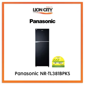 PANASONIC NR-TL381BPKS 2 DOOR FRIDGE (NET 364L)