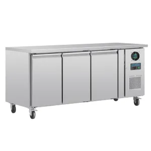 Polar U-Series 3 Door Counter Freezer 417Ltr