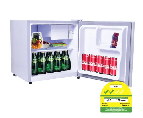 PowerPac PPBF555A Bar Fridge 50L / Mini Fridge