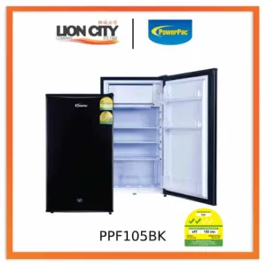 PowerPac PPF105 BK/G Bar Fridge 105L