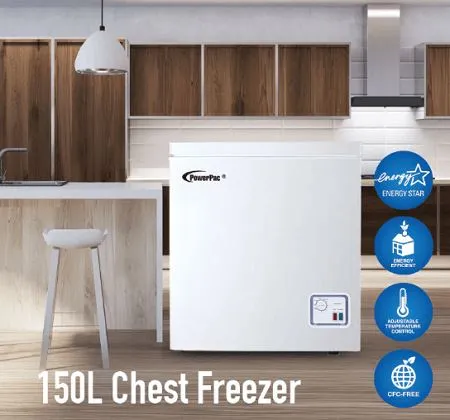 PowerPac PPFZ150 150L Chest Freezer
