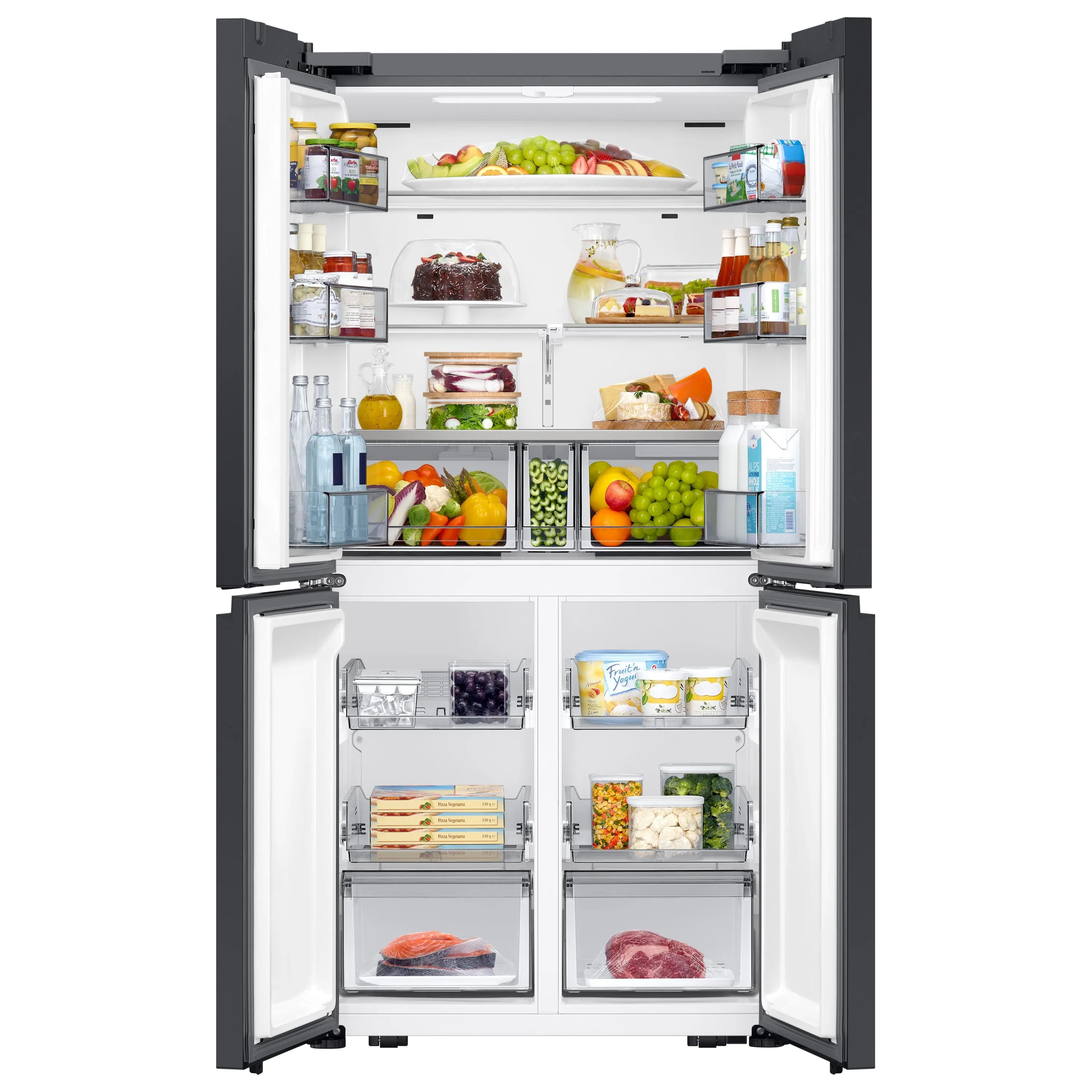RM70F63R3WSS 648L BESPOKE 4-DOOR FRIDGE / FREE GIFT REDEEM FROM SAMSUNG