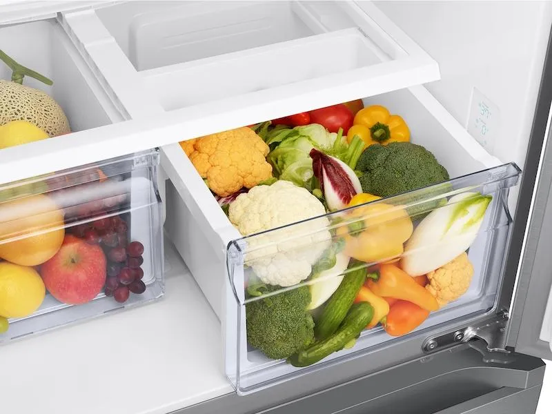 Samsung RF18A5101S9 18 Cu. Ft. Smart Counter Depth 3-Door French Door Refrigerator In Stainless Look