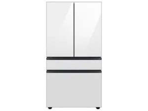 Samsung RF23BB860012 Bespoke 4-Door French Door Refrigerator (23 Cu. Ft.) With Beverage Center&#8482; In White Glass
