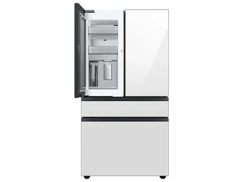 Samsung RF23BB860012 Bespoke 4-Door French Door Refrigerator (23 Cu. Ft.) With Beverage Center&#8482; In White Glass
