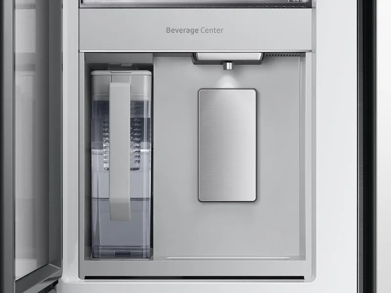 Samsung RF23BB860012 Bespoke 4-Door French Door Refrigerator (23 Cu. Ft.) With Beverage Center&#8482; In White Glass