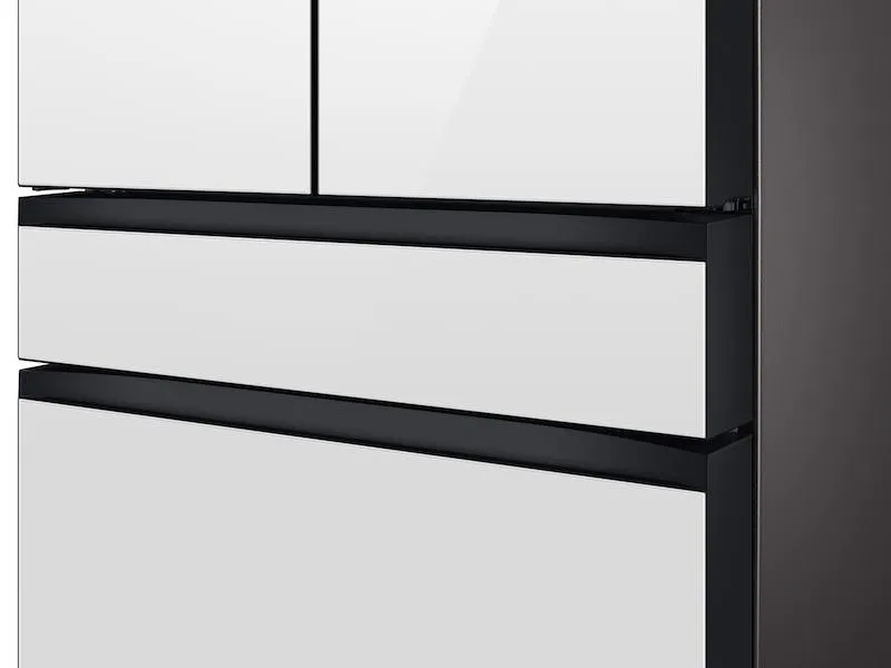 Samsung RF23BB860012 Bespoke 4-Door French Door Refrigerator (23 Cu. Ft.) With Beverage Center&#8482; In White Glass