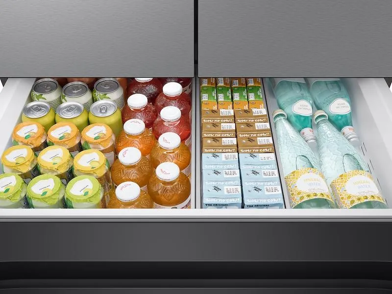 Samsung RF23BB8600QL Bespoke 4-Door French Door Refrigerator (23 Cu. Ft.) With Beverage Center&#8482; In Stainless Steel