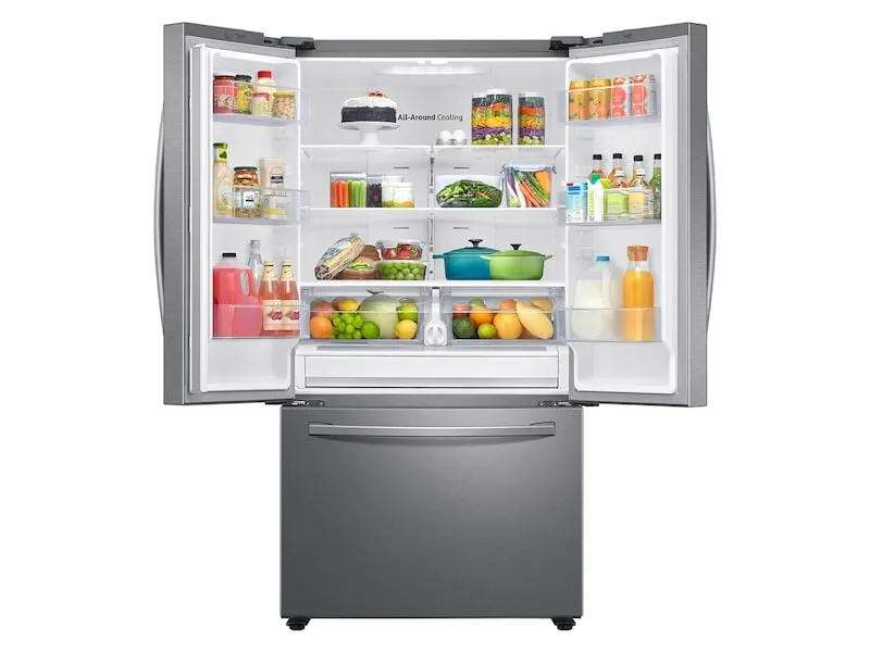 Samsung RF28T5001SR 28 Cu. Ft. Large Capacity 3-Door French Door Refrigerator In Stainless Steel
