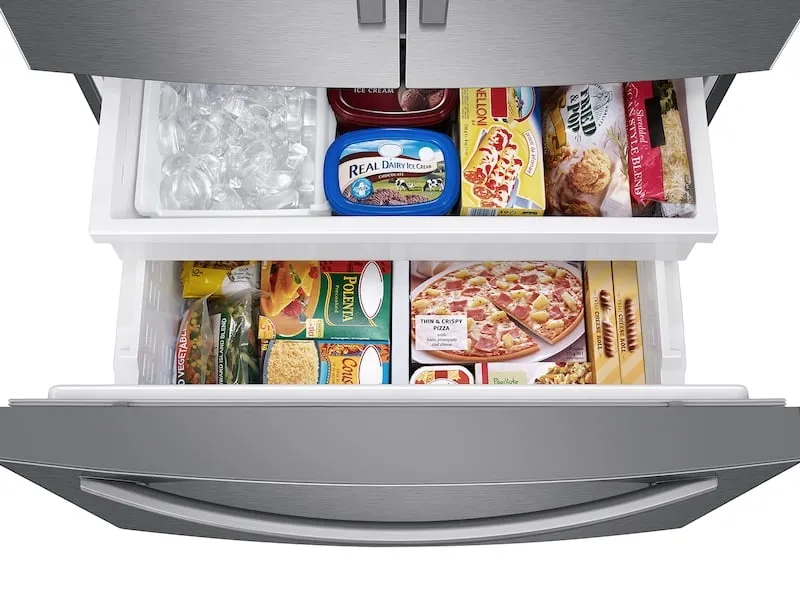 Samsung RF28T5001SR 28 Cu. Ft. Large Capacity 3-Door French Door Refrigerator In Stainless Steel