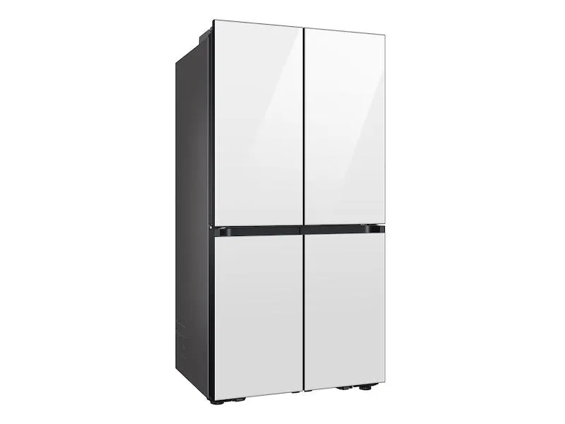 Samsung RF29DB960012 Bespoke 4-Door Flex&#8482; Refrigerator (29 Cu. Ft.) With Beverage Center&#8482; In White Glass - (With Customizable Door Panel Colors)