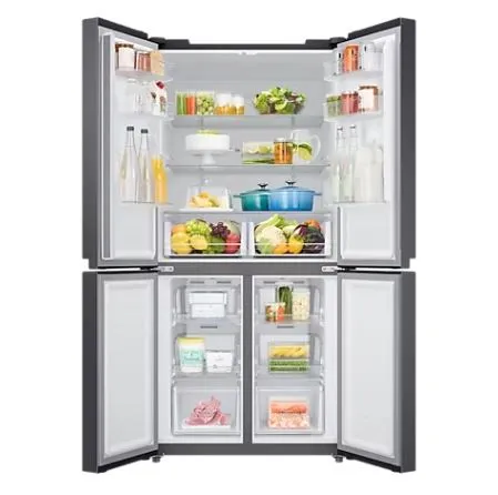 Samsung RF48A4000B4/SS Twin Cooling Plus Multi Door Refrigerators, 468L, Energy Rating 2 Ticks