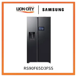 Samsung RS90F65D3FSS 615LSide-by-Side Fridge With Non-Pumbing Ice & Water Dispenser