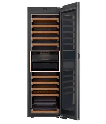 Samsung RW33B99C5TF/SS Bespoke Infinite Line Wine Cellar, 101 Bottles