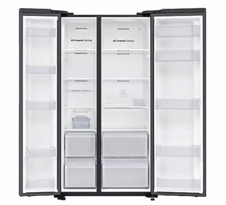 Samsung RS62R5004B4/SS, Side-by-side Refrigerator, 647L, 2 Ticks