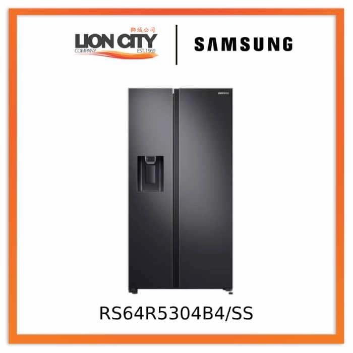 Samsung RS64R5304B4/SS 617L Spacemax Side-by-side Fridge (2 Ticks)